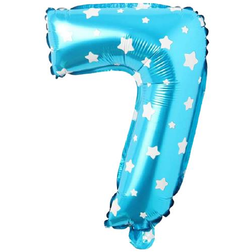 Folyo Balon Mavi 7 16 İnç 36 Cm